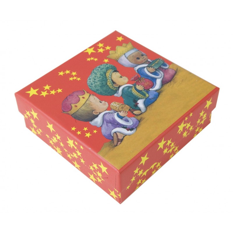 Caja Reyes Magos multiuso juego + colgante 86x86x32